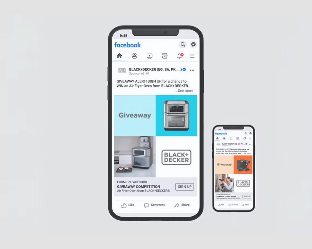BLACK+DECKER — Facebook- & Instagram-Lead-Generierungs-Kampagnen