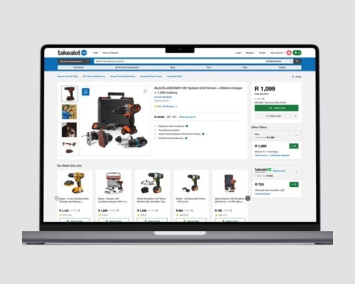 BLACK+DECKER — E-Commerce-Karussell-Inhalte