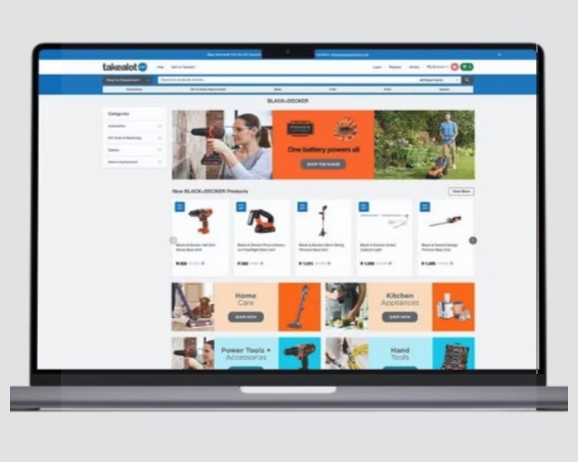 BLACK+DECKER — Takealot-Brand-Store-Seite